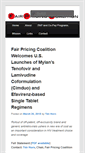 Mobile Screenshot of fairpricingcoalition.org